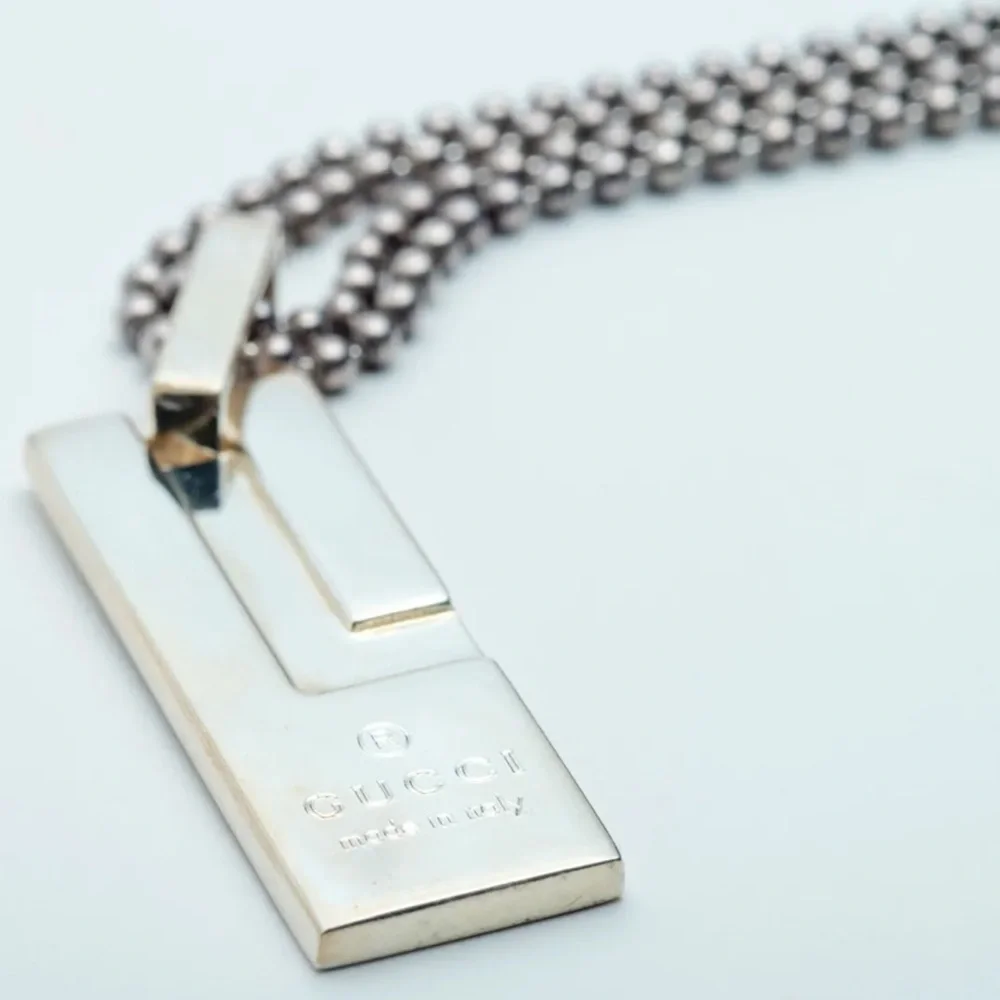 Gucci Luxury Statement Necklace 925 Sterling Silver